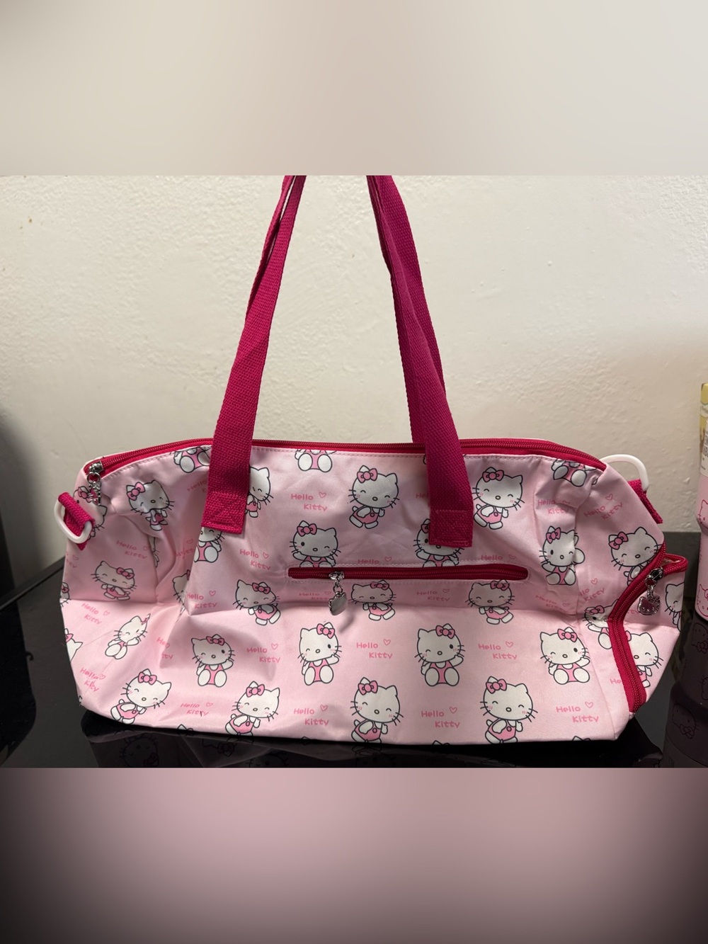 Hello Kitty Light Pink Tote with Dark Pink Handles